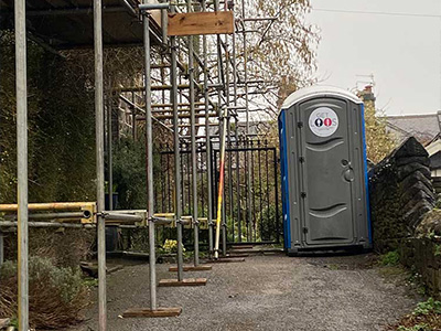 construction site portable toilet hire